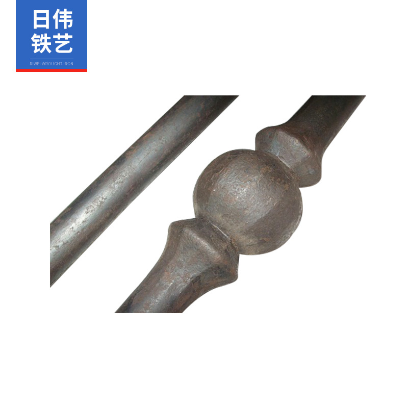 供应优良钢制栅栏配件 工厂小区防护围栏院墙立杆铁艺围栏