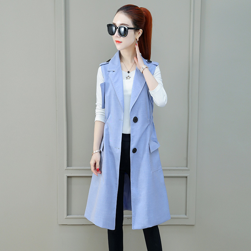 Gilet femme en Mélange de fibres chimiques - Ref 3317702 Image 11