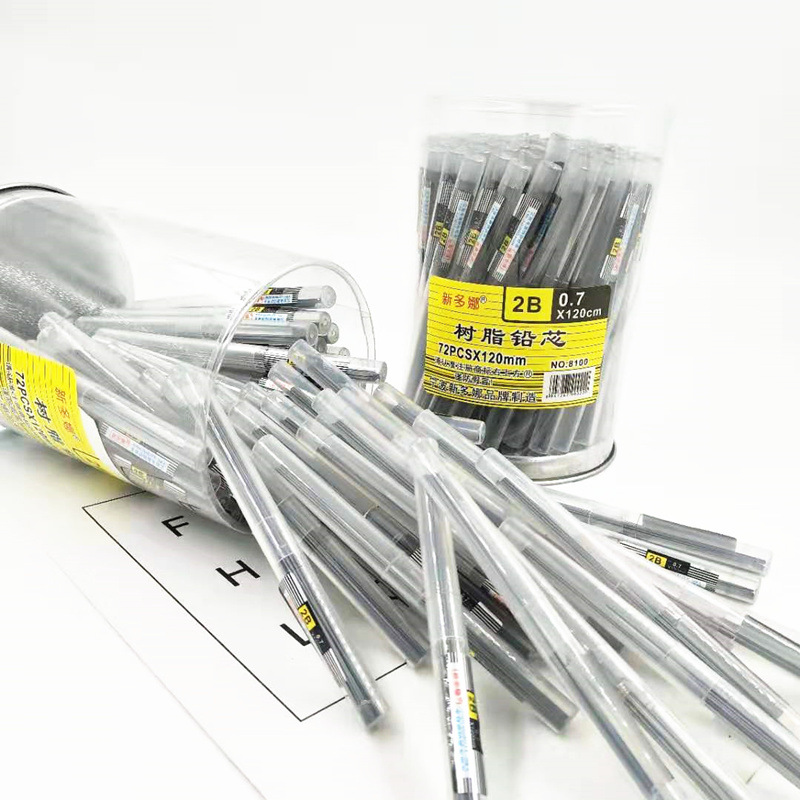Automatic Pencil Lead New 2b Resin Lead Creative 0.5 0.7mm Student Pencil Lead