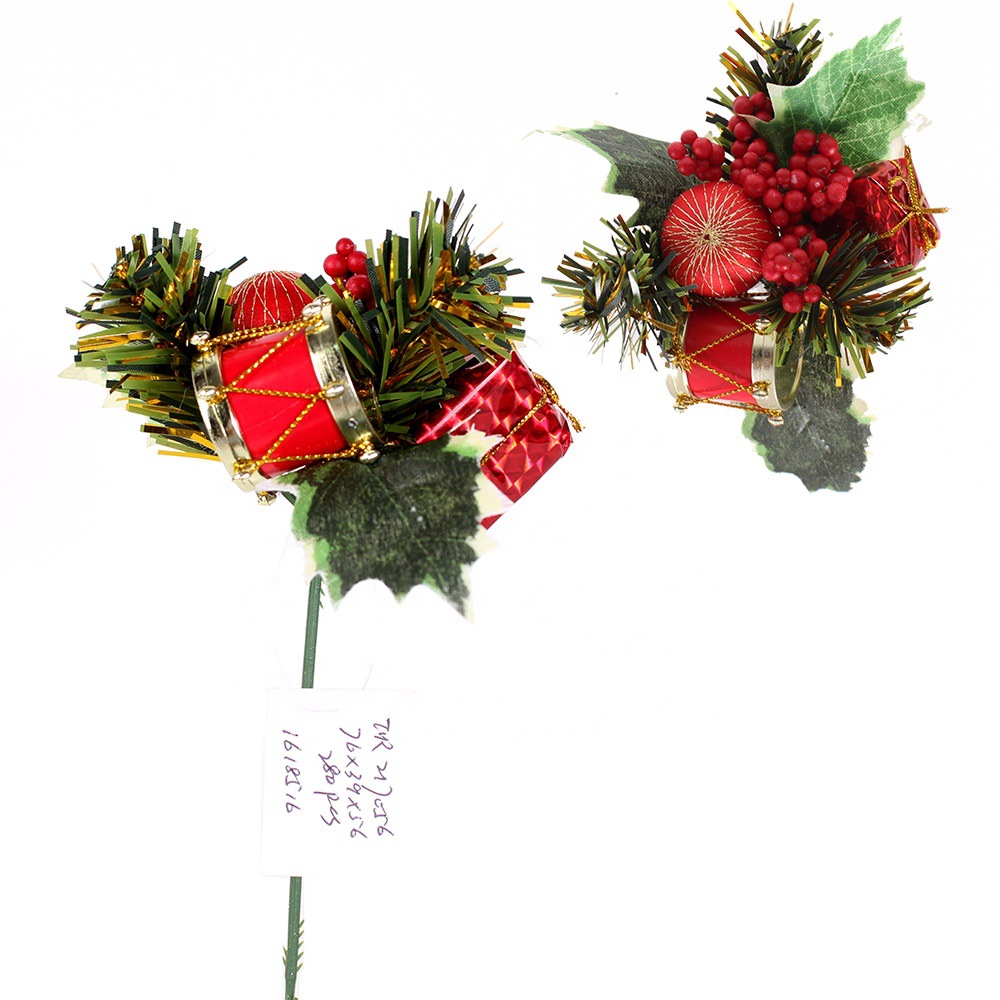 2019 decoraciones de Navidad cono de pino esquejes de Bolas de plástico adornos de árbol de Navidad decoración de la ventana de Navidad