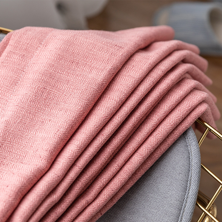 廠家直銷 新款現代簡約加厚棉麻提花繡花客廳臥室窗簾布 成品定制