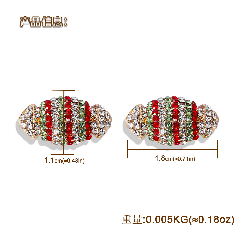 Alloy Diamond Earrings Wholesale Fashion display picture 2