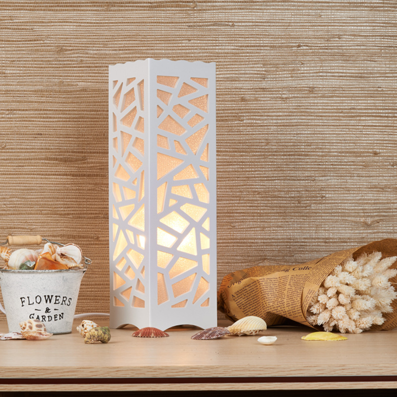 Moderno minimalista dormitorio lámpara de mesa salón creativo tallado decoración enfermería luz nocturna lámparas exportación