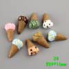 Small realistic phone case for ice cream with accessories, epoxy resin, ice cream, handmade