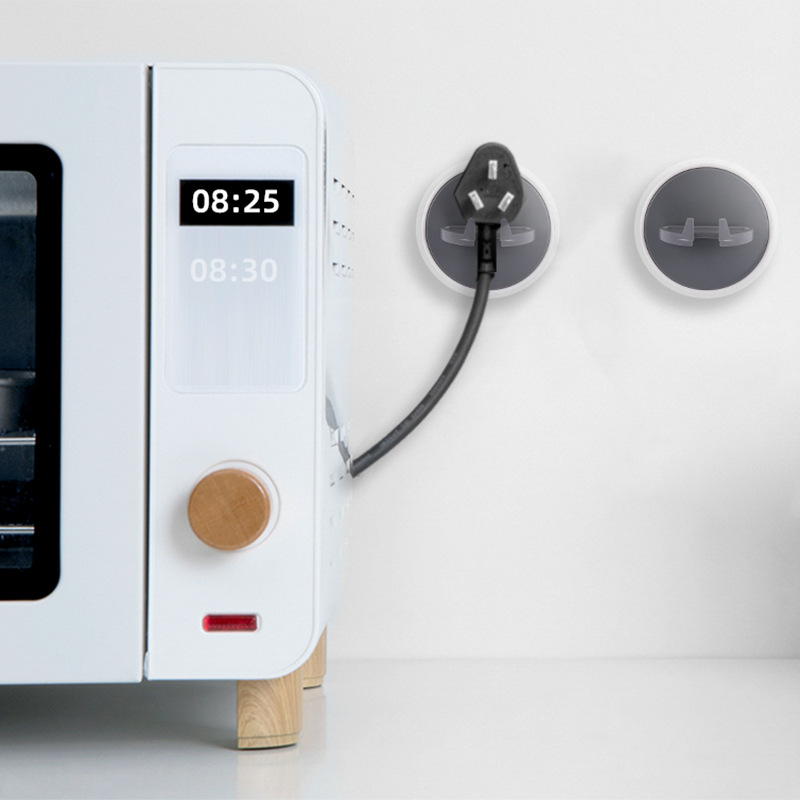 Gancho de etiqueta multifuncional [Caja de color] Baño Cocina enchufe rack de almacenamiento sin clavos fuerte sin costuras gancho de la etiqueta