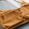 Summer silk sexy underwear, sports bra, breast tightener, tank top, beautiful back