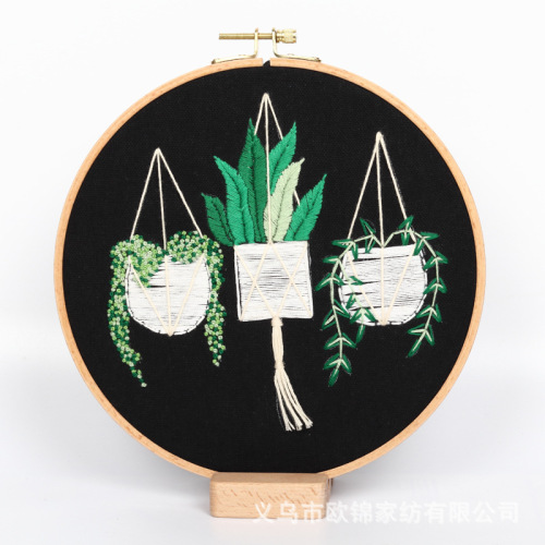 Double slot lazy solid wood mobile phone holder embroidery diy creative beech wood embroidered stretched wooden ornaments solid wood base