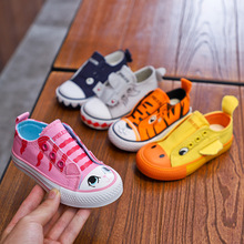 兒童卡通帆布鞋立體感動物童鞋幼兒園寶寶布鞋2022新品童鞋批發