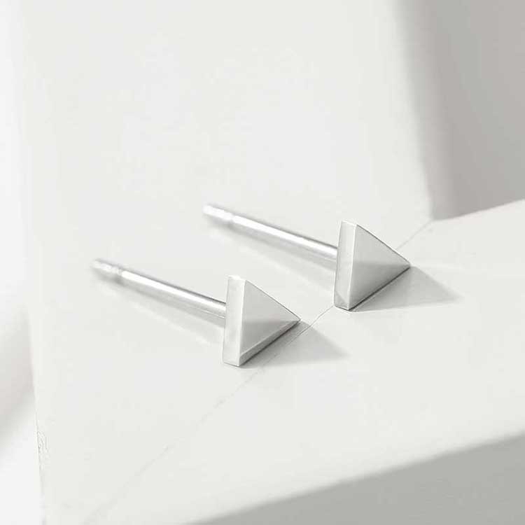 Fashion Simple Geometric Stainless Steel Earrings Set For Women Wholesale display picture 2