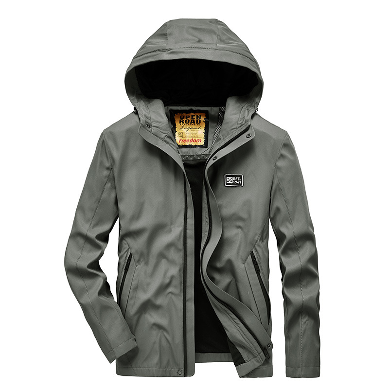2019 otoño nuevo rompevientos transfronterizo moda casual de los hombres rompevientos con capucha de los hombres rompevientos tendencia de los hombres