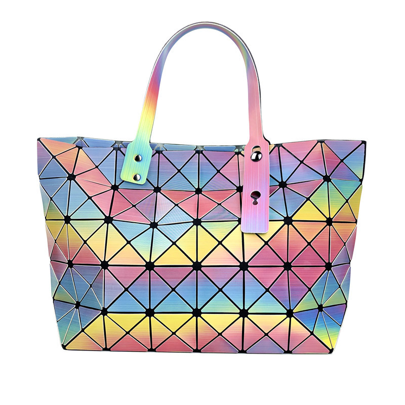 7 * 8 japanesch a koreanesch Trend 3D Reebou Laser Shooting Handtasche zesummeklappbar Rubik's Cube Geometrie Grouss Kapazitéit Villfälteg_voghion.com