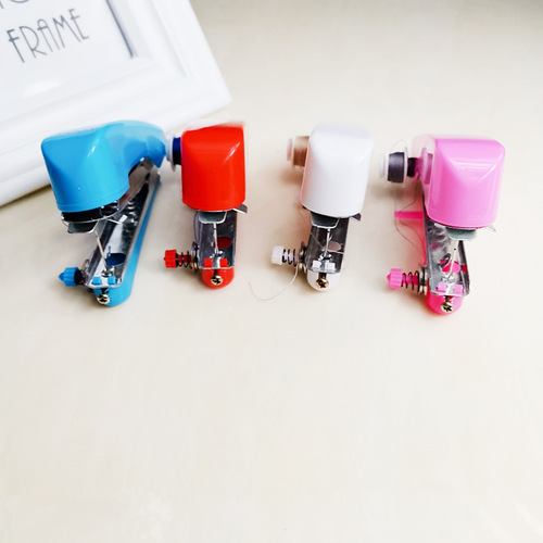 Cross-border manual sewing machine portable small pocket sewing machine mini free electronic version of recording