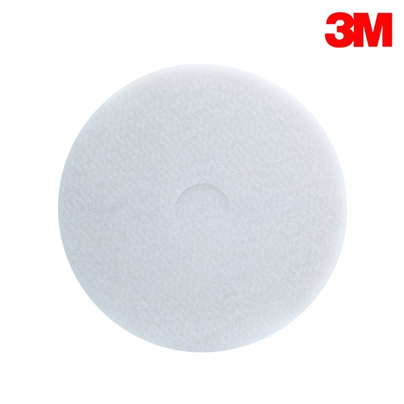 正品3M4100白色抛光垫20寸蜡面打磨刷片晶面打蜡洗地机专用百洁垫