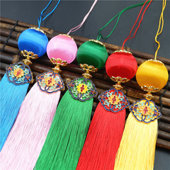 景泰藍50cm長穗古風diy手工飾品復古民族風配飾家居掛件流蘇穗子