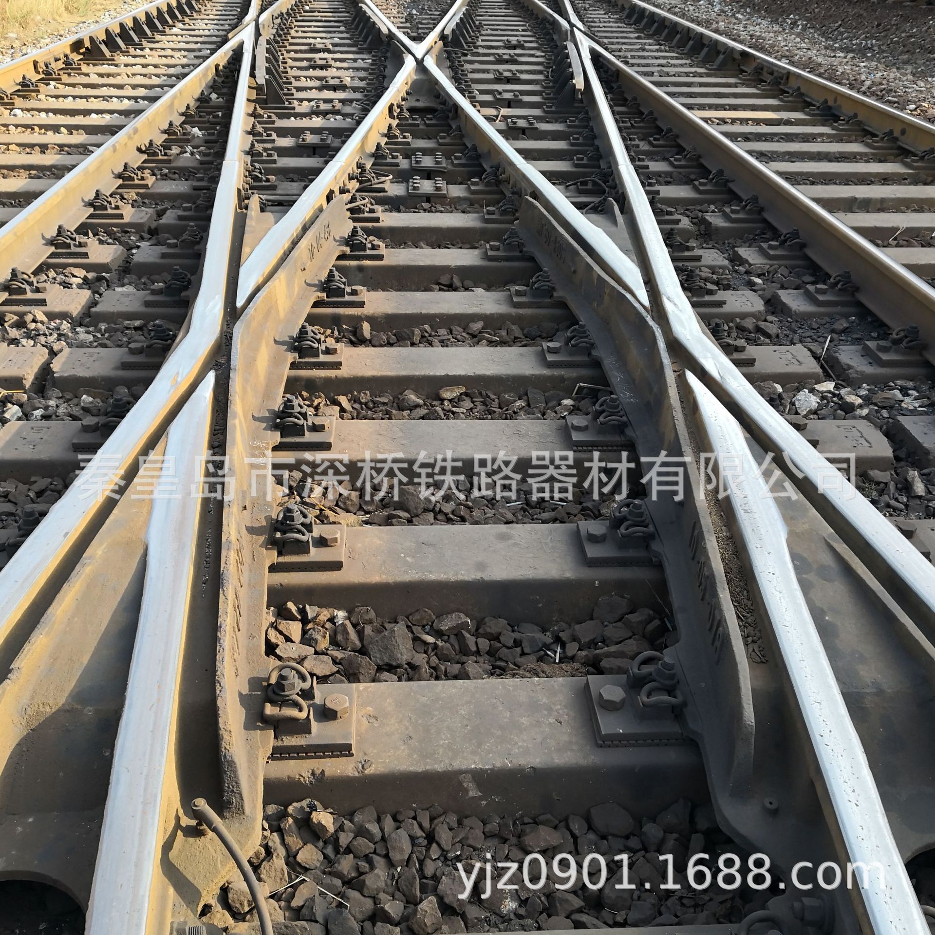 供应混凝土枕50Kg/m钢轨9号间距5米交叉渡线道岔(图号CZ2210)-阿里巴巴