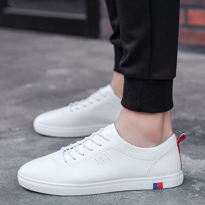 Men's Shoes 2019 new pattern Korean Edition Trend man leisure time leather shoes Korean Edition motion Versatile man motion skate shoes wholesale