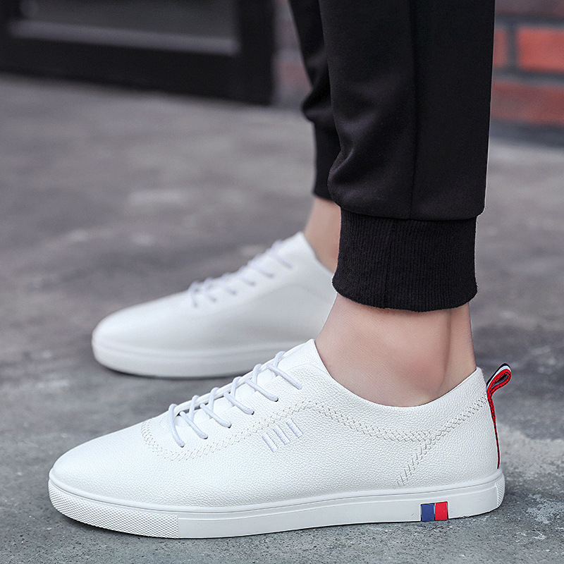 Men's Shoes 2019 new pattern Korean Edition Trend man leisure time leather shoes Korean Edition motion Versatile man motion skate shoes wholesale