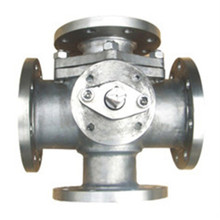 辽源市阀门经销商304不锈钢四通球阀Q46F-16P DN350耐腐四通球阀