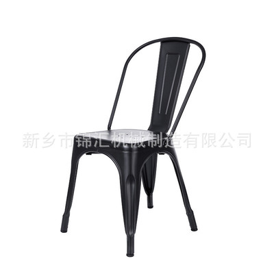 跨境专供金属做旧工业风铁皮椅 休闲奶茶店咖啡厅户外椅|ru