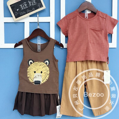 Han Sang Sugar Sugar summer 19 Children's clothing Lovely climbing clothes brand Discount kids Poop Primary sources wholesale