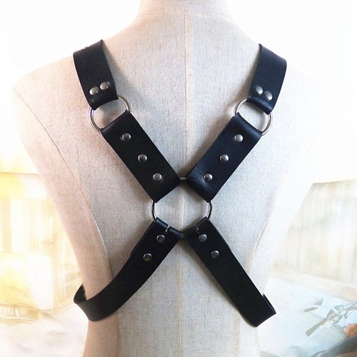 European and American cross-border punk Punk wide restraint rivet men's business belt domineering casual accessories versatile trendy suspenders