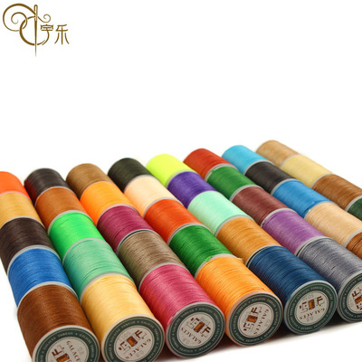 现货批发小卷扁蜡线 0.8mm手工涤纶线高强线 16股走马蜡线扁蜡线|ru