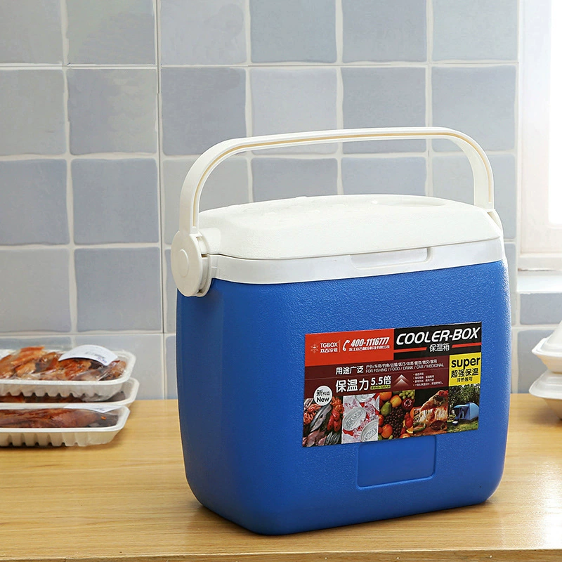 Polyurethane travel cooler bag, plastic freezer, gift box