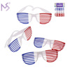 Hot -selling shutter glasses makeup dance party glasses box British flag shuttle glasses