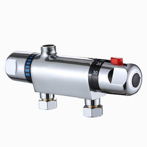 All-copper thermostatic faucet, solar water heater, thermostatic mixing valve, concealed and exposed temperature control valve, bathroom shower set