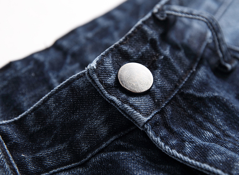 Jeans uomo taglio largo gamba dritta effetto usurato_voghion.com
