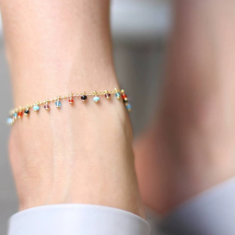Fashionable trend beach ankle bracelet handmade, European style, simple and elegant design
