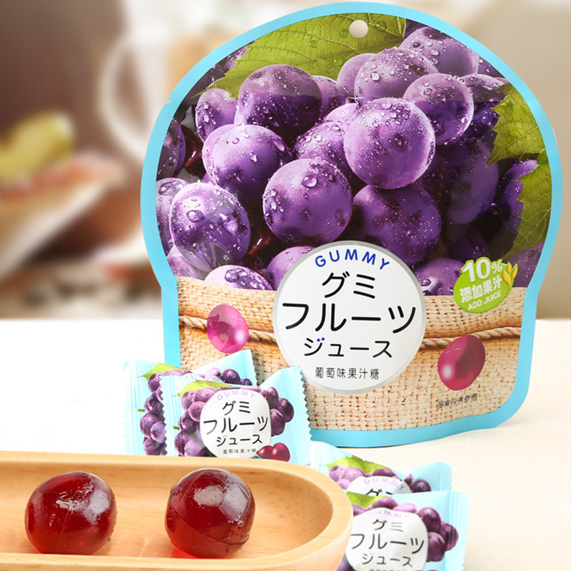 Candy Box 158g Bagged fruit juice Soft sweets Net Red leisure time snacks children Fruit jelly Gummy wholesale