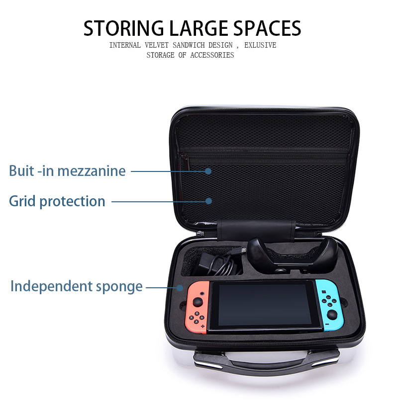 Aplicable a la maleta Nintendo Switch ns caja dura bolsa de almacenamiento caja de almacenamiento impermeable paquete universal PC