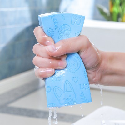 Baby bath tool, children's bath mud sponge, baby rub dust, strong rub sling towel, toddler bath towel, bath wipe