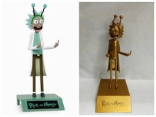 Rick and Morty 瑞克与莫蒂 Peace Among Worlds中指摆件模型手办