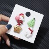 Acrylic brooch for elderly, set, decorations, new collection, wholesale