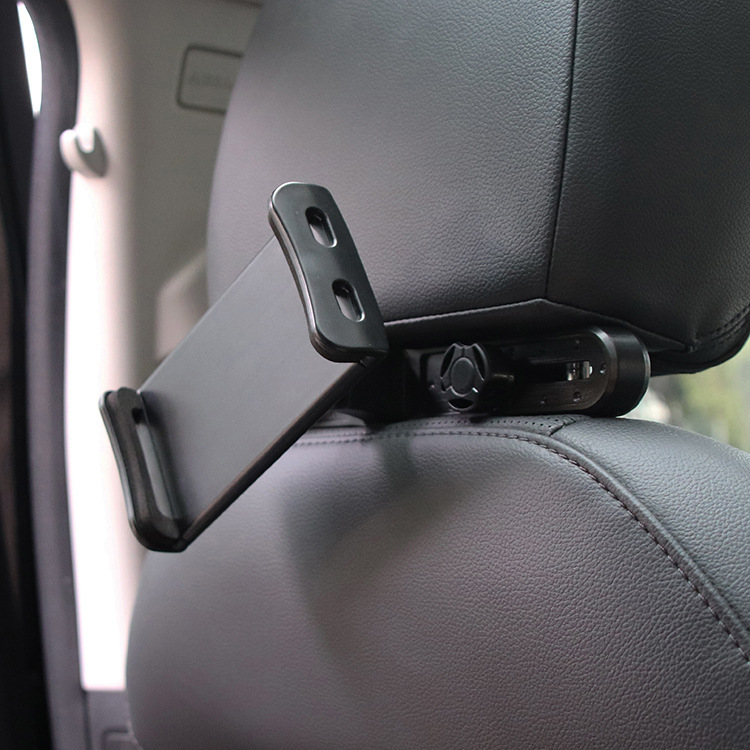 Cross-border special vehicle Backseat Back row mobile phone Flat currency Headrest Bracket Headrest Tablet PC Bracket