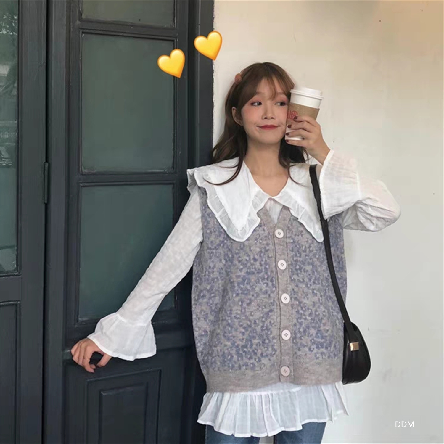 Gilet femme en Mouton cachemire - Ref 3316450 Image 3