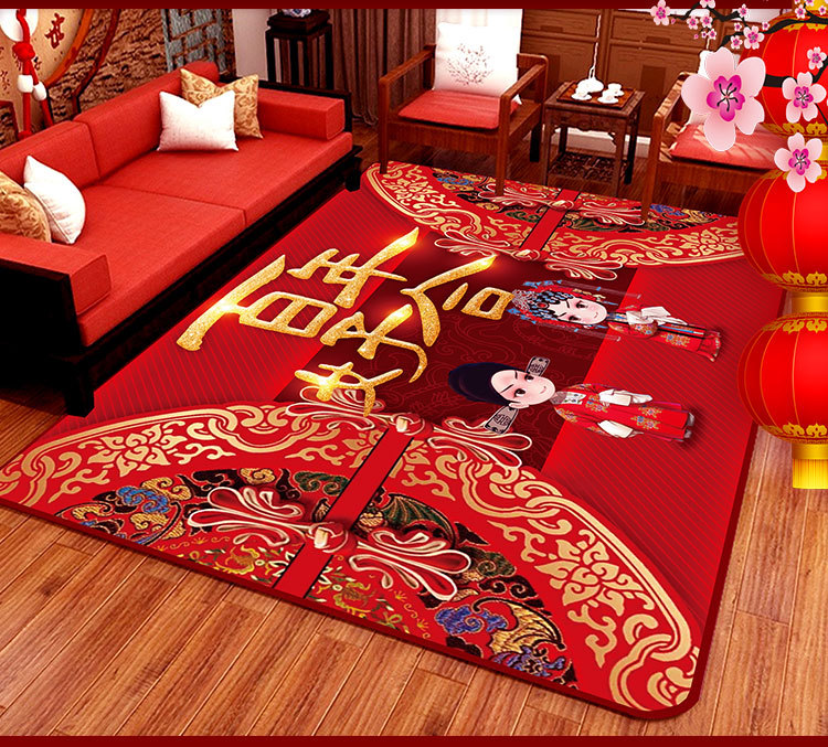 鼠年地毯,客厅地毯床边地毯,入户垫