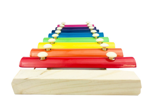 Infants and young children wooden eight-note hand knocking piano early education baby educational musical instrument toy 1-2-3 years old small wooden knocking