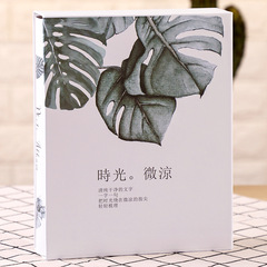 6-inch photo album wholesale photo album with 200 interstitial album photos, commemorative album, postcard storage album