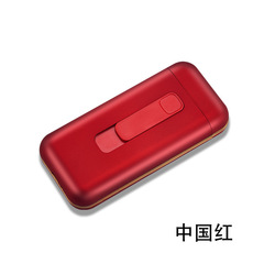 9010 thin cigarette case exchangeable USB lighter with cigarette box for ladies, gold option, thin cigarette case manufacturer