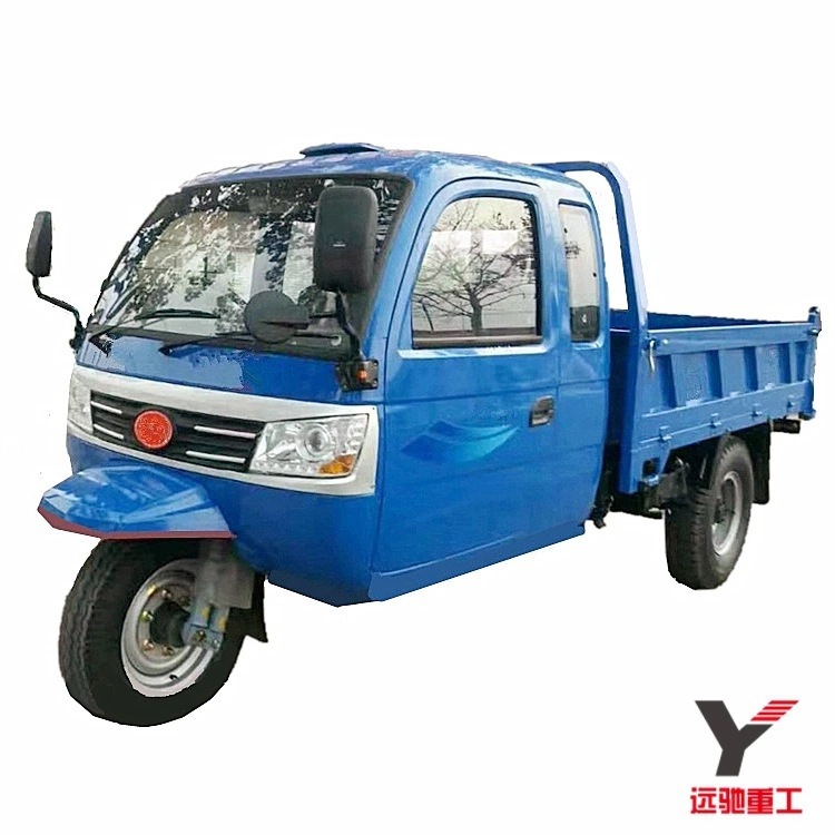 五征同款液压自卸柴油三轮车 18马力电启动爬坡王 加高后斗三马车