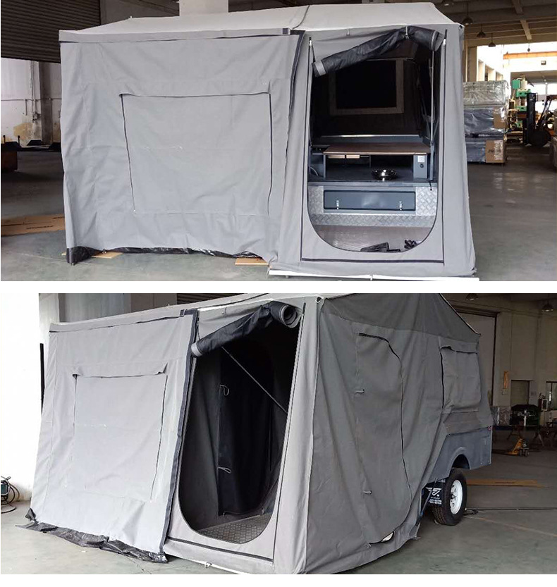 Storm Wolf Outdoor Products Camping Camping Rear Turn Trailer Tent Hanging Roof Car Polyester Cotton Canvas Tent