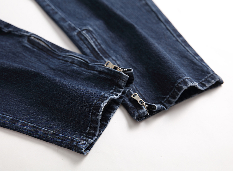 Jeans uomo taglio largo gamba dritta effetto usurato_voghion.com