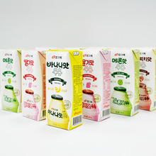 韓國進口賓格瑞香蕉味草莓哈密瓜牛奶飲料12盒裝休閑含乳飲品