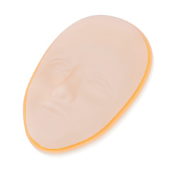 3D face skin 5D full face tattoo eyebrows silicone fake skin eyebrow eye lip simulation skin base tattoo practice skin