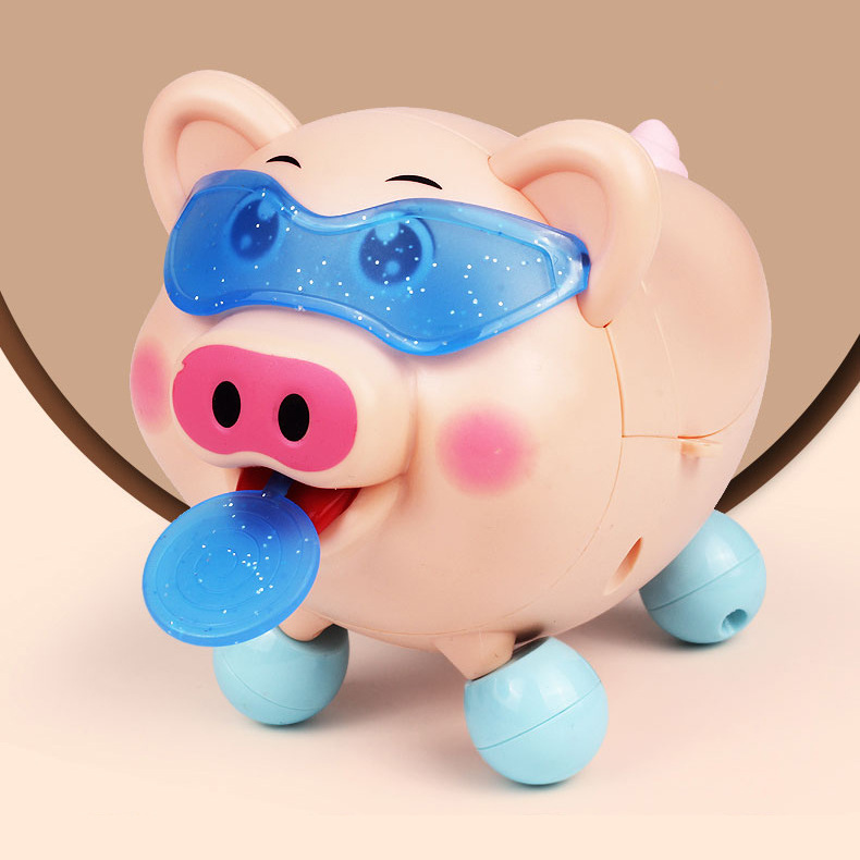 Silbato eléctrico cerdo TikTok mismo cerdo de inducción controlado por voz música ligera juguetes educativos para niños Venta caliente al por mayor