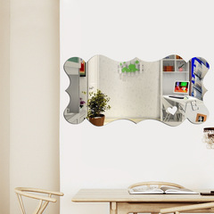 LOVE裝飾鏡 鏡面牆貼 廠家直銷3d立體 自粘尺寸20X30cm臥室衛生間