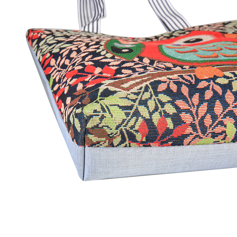 详情_韩版ins学生帆布袋女文艺百搭单肩包小清新亚麻面料短途